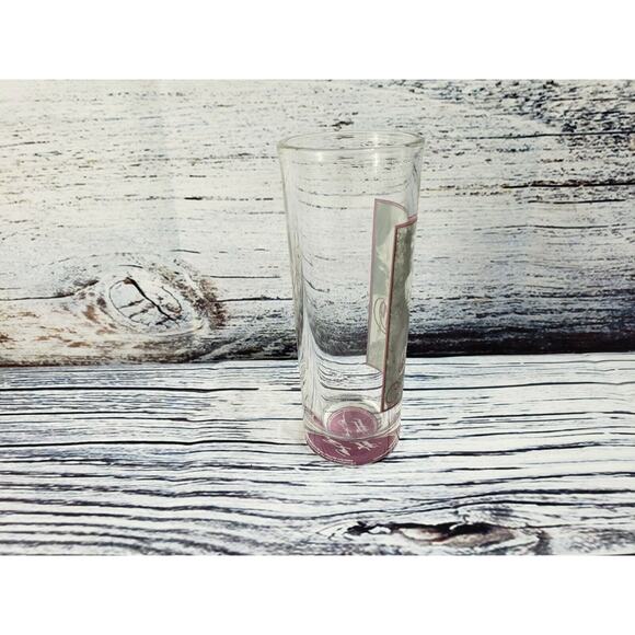 Marilyn Monroe Shot/Drinking Glass By Bernard of Hollywood Pink Bottom - Picture 4 of 7